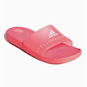 Adidas by Stella McCartney pink pool slides